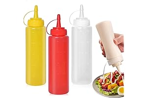 CONDRA FIELD Mustard Ketchup Squeeze Bottles