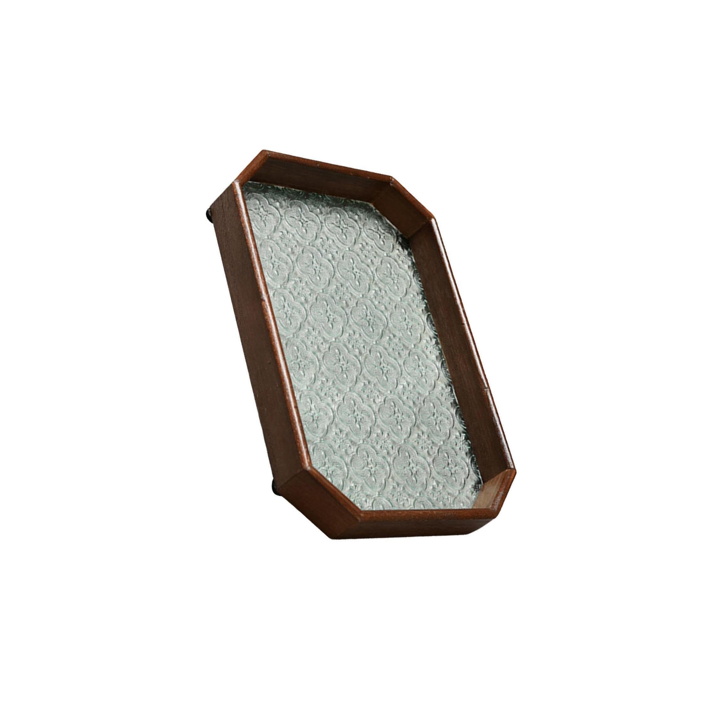 CYDZSRA Functional Serving Plates Bathroom Makeup Vanity Trays Bathroom Organized With Style And Class Serving Tray Platter Fruit Dessert Snack Trays Food Desk Organizer