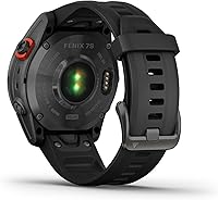 Vista 6 de Garmin Fenix 7S - Reloj inteligente de aventura de tamaño más pequeño, con capacidad de carga solar, resistente reloj para exteriores