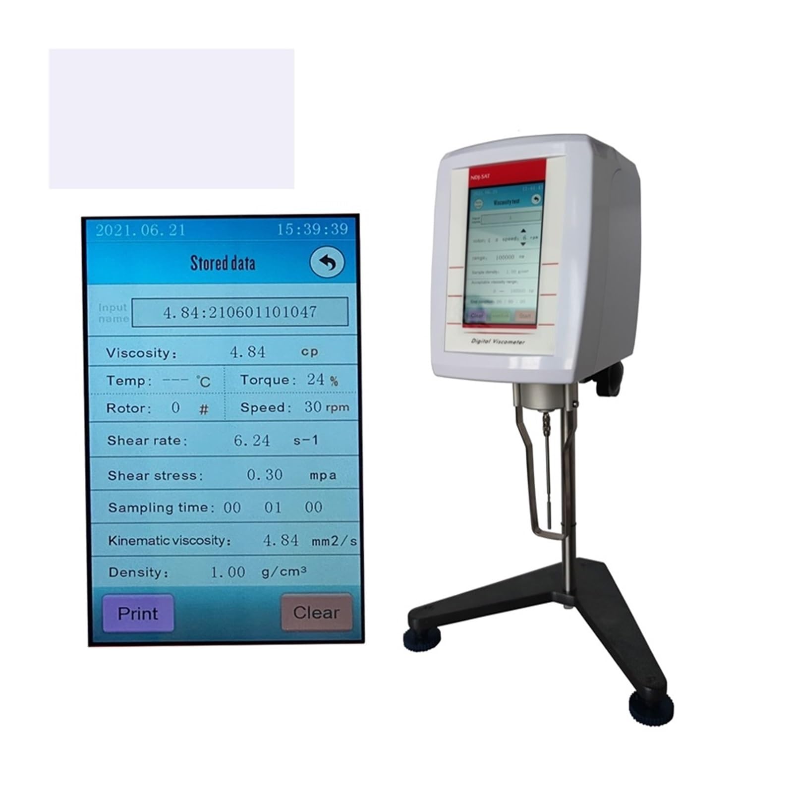 2000000 MPa.s 6 Millionen CPS NDJ-5S NDJ-8S NDJ-9S Industrieller Viskositätstester for elektrolytisches Brookfield-Rotationsviskosimeter(RV-1S (NDJ-5S))