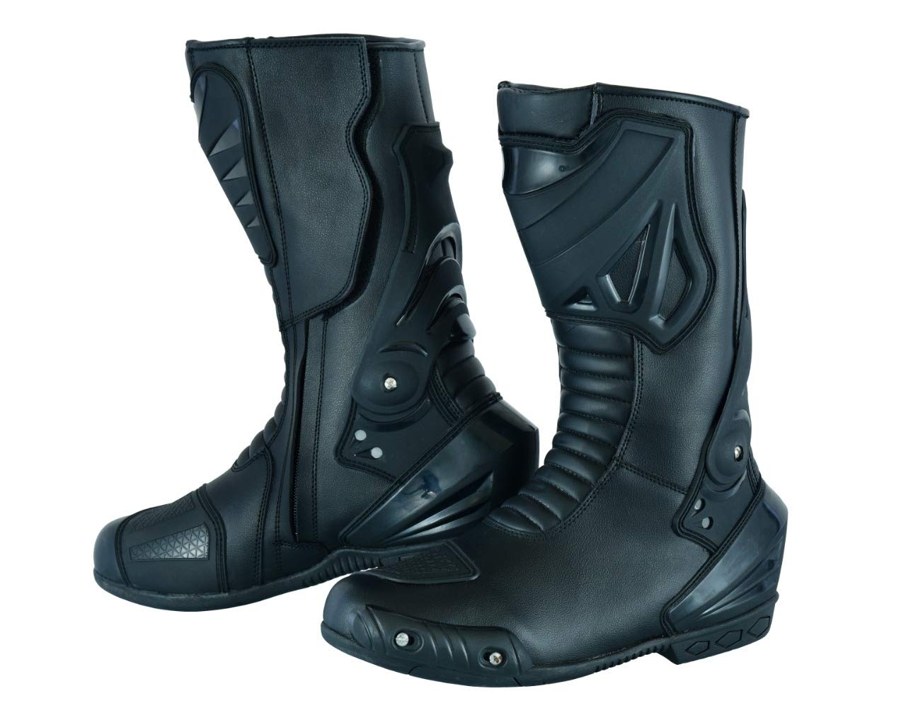 Jet Stivali Scarpe Moto Sportivi Uomo l'armatura Impermeabile Pelle