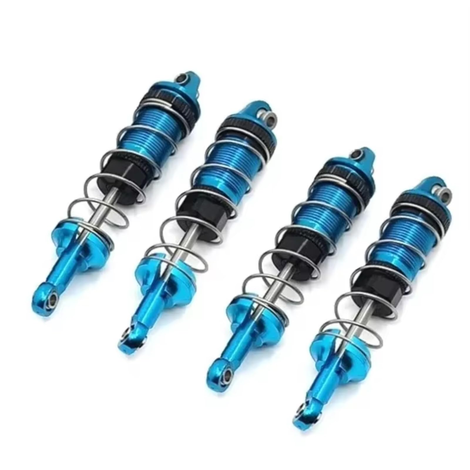 Amortiguadore Coche RC para SCY 16101 16102 16103 1/16 4 Piezas Amortiguador Metálico para Coche RC Piezas Y Accesorios para Vehículos De Orugas Actualización Reemplazo Y Uso