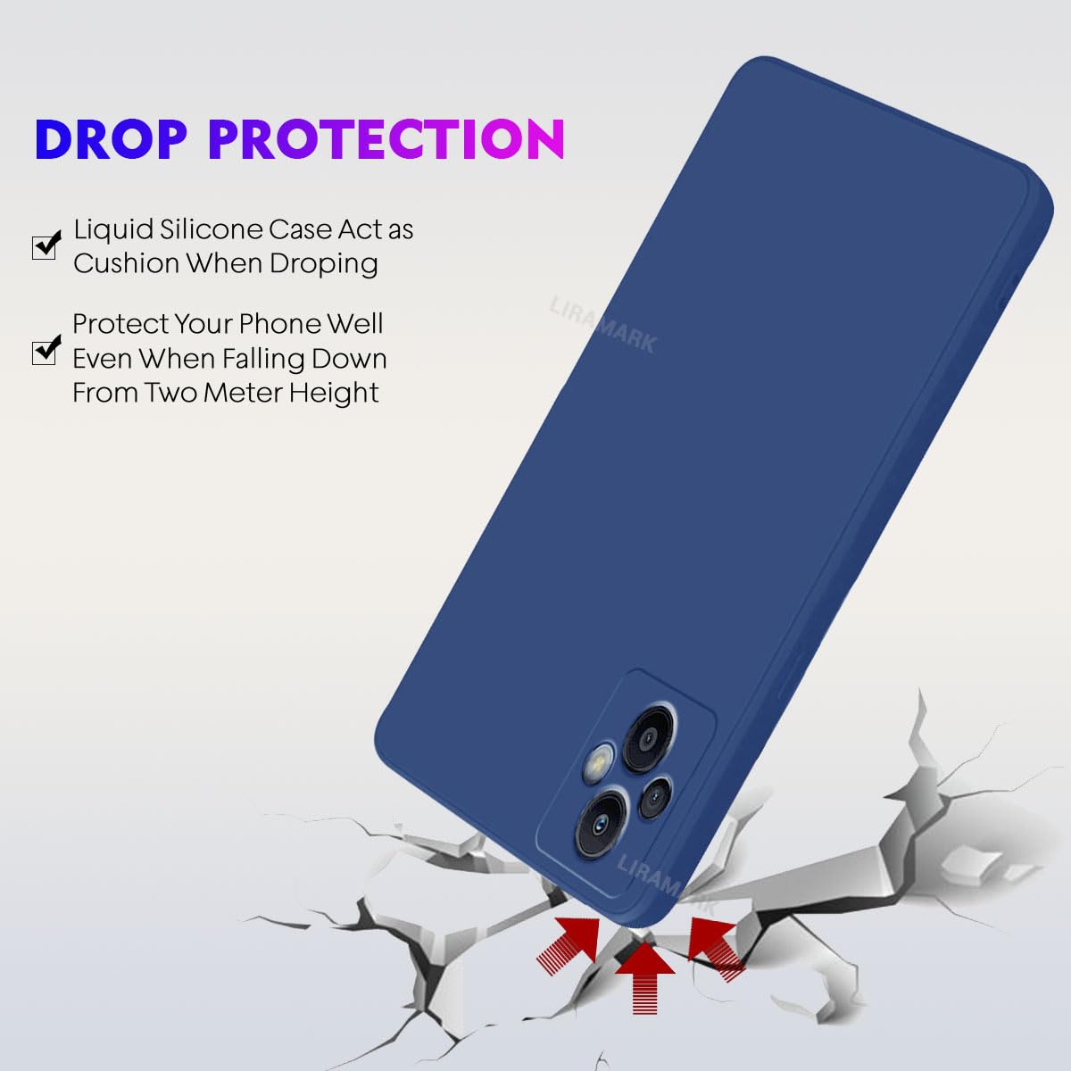 Oppo F21 Pro 5G Case - Silicone Blue -5