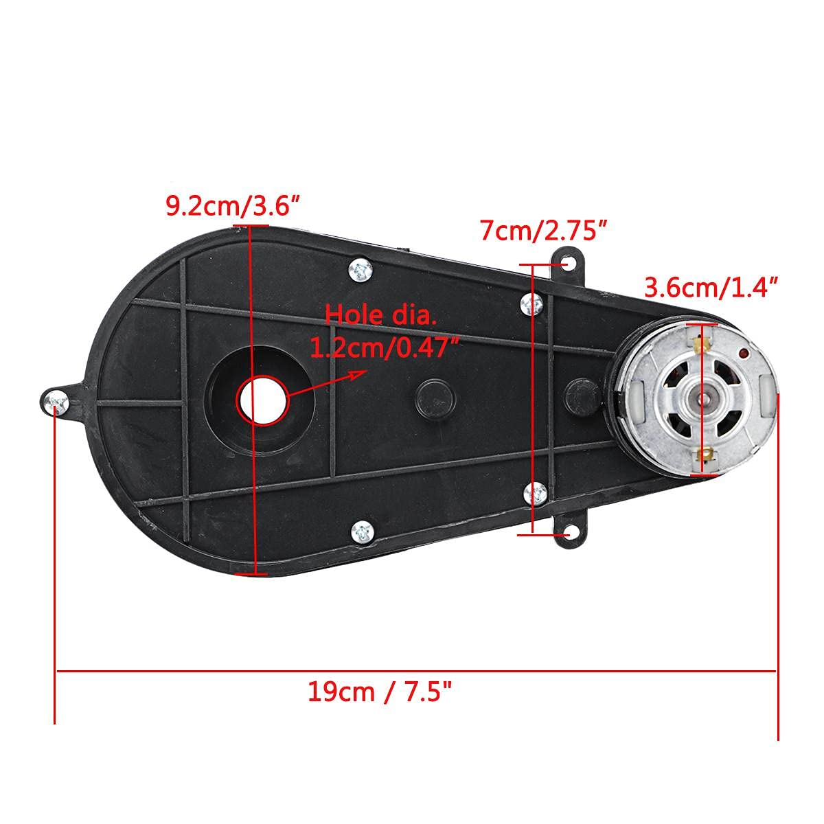 DollaTek 12V 550 30000 RPM 30000 RPM Cambio Motore Elettrico per Sostituzione Accessori Bici Auto Ride-On