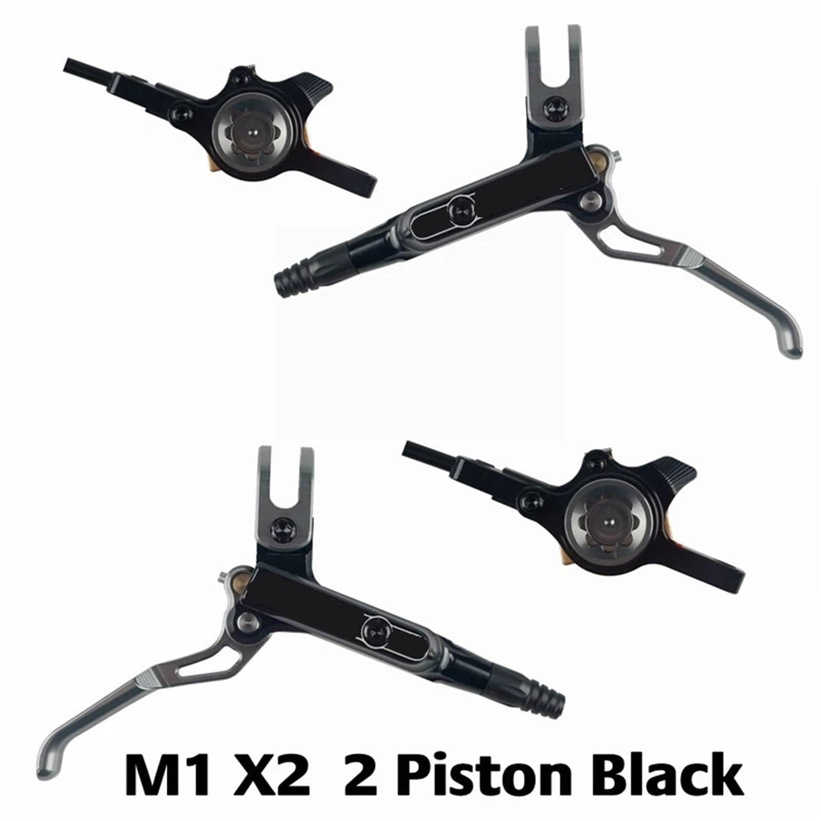 Freno a Tamburo Posteriore per Bicicletta M1, Freno Idraulico per Mountain Bike, Set Freni a Disco Idraulici CNC Leggero per MTB, Freno Anteriore e Posteriore per MTB