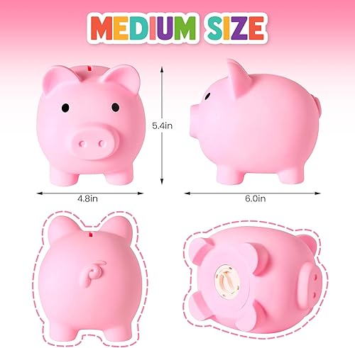 Miniatura 5 de Alcancía estilo cajero automático para niños, caja de dinero grande con batería recargable, ideal para niños de 6, 7, 8, 9, 10, 11, 12 años, juguete