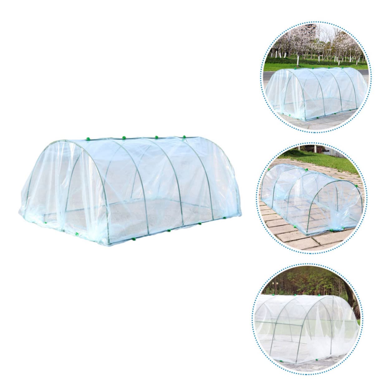 Toddmomy Apoyo Invernaderos para Plantas Cubierta Térmica para Invernadero De Jardín Exterior Protección para Plantas Balcón