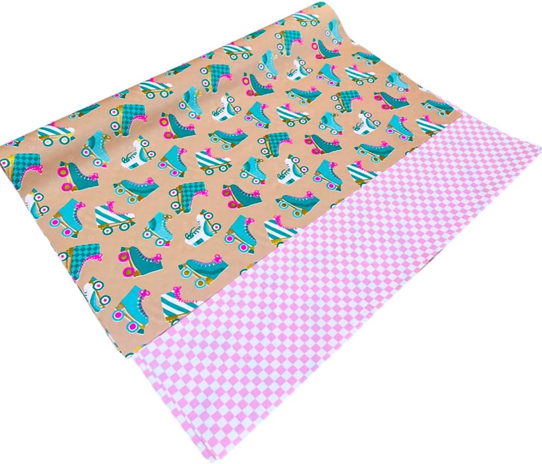 LA TROVE Colourful Gift Wrapping Paper Sheet For Gift Packing | Gift Wrap Roll, Gift Papers Sheets, Gift Cover Wrapping Paper(Blush Pink) (Pack 0f 5)