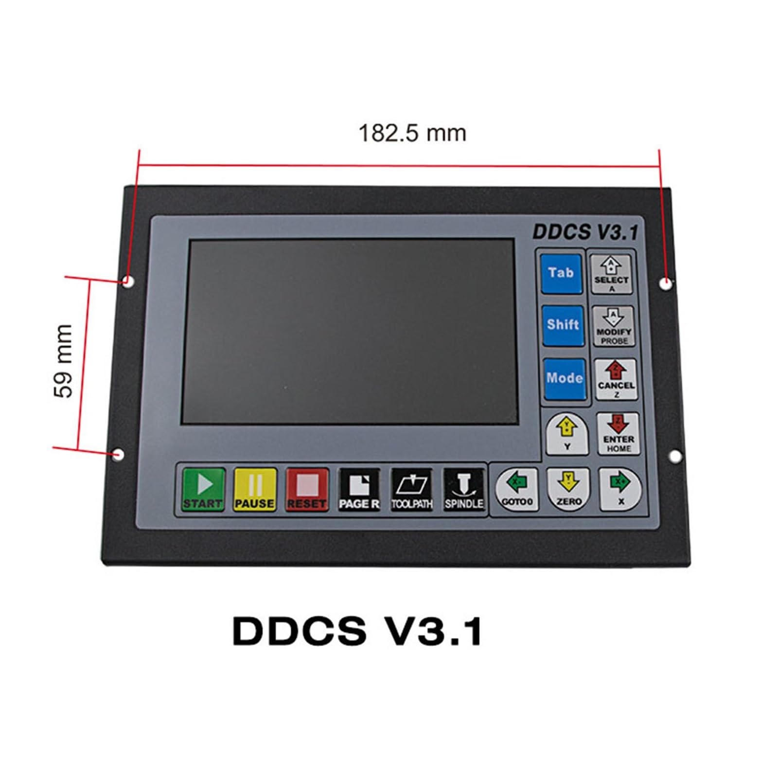 Kontroler CNC, DDCSV3.1 CNC Offline System Sterowania Ruchem Kontroler Ruchu Silnika Zamiast Metalowej Obudowy Systemu do routera CNC, tokarki(4 axis)