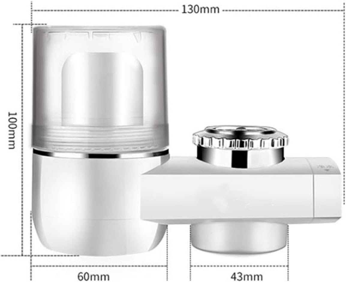 Faucet Water Filter, Carbon Block Water Filtration System, Tap Water Filter, Reduces Chlorine (Color : B)