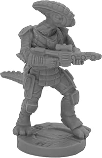 Reaper Miniatures Bloodcrest Sharpshooter #49005 Bones Black Unpainted Plastic