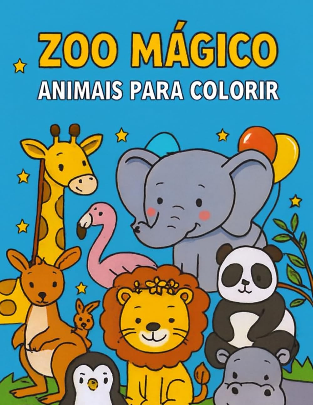 Zoo Mágico Animais para Colorir
