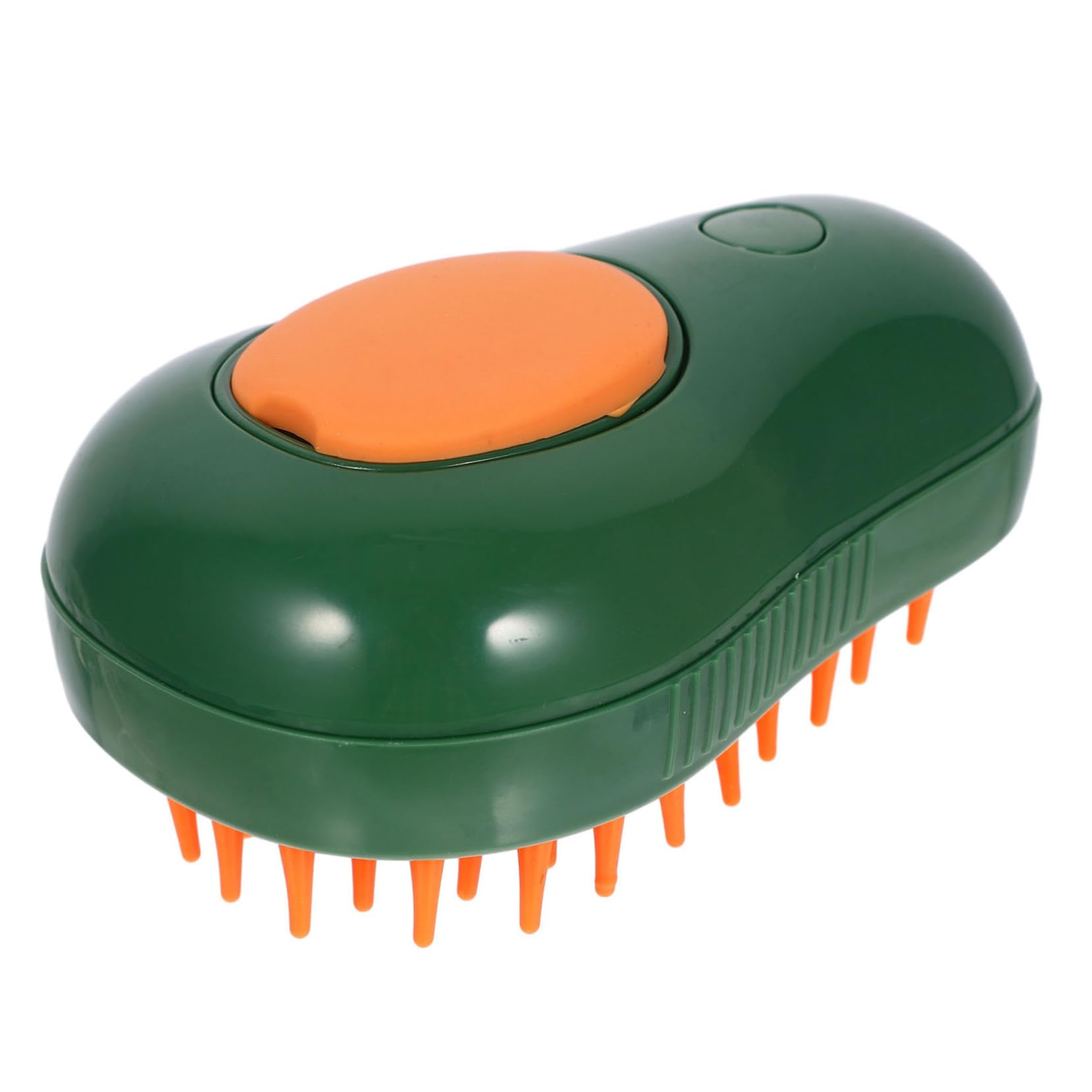 Sosoport 5pièces Brosse à Poils De Chat Et Chien Avec Vapeur Brosse De Bain Auto-nettoyante Et Massante Pour Animaux De Compagnie Couleur Verte