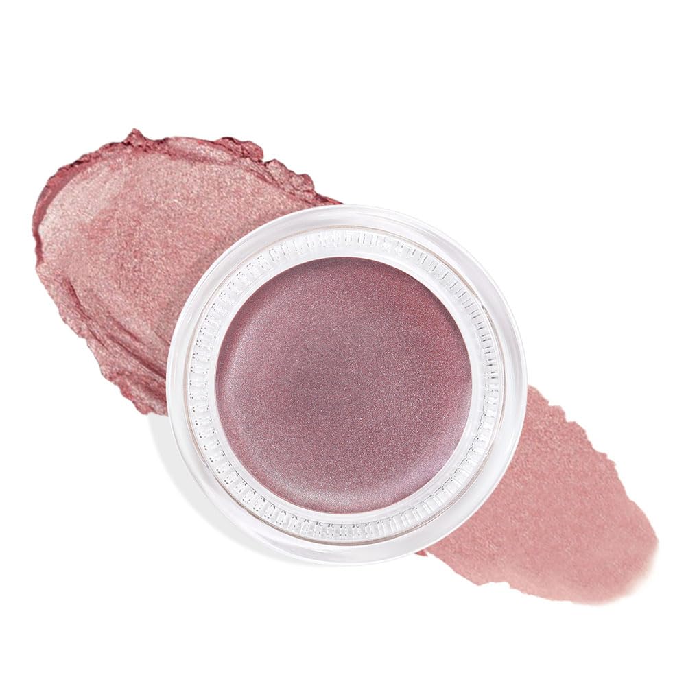 Single Cream Eye Shadow,Rose Glitter Shimmer Nude Natural Monochrome Eyeshadow Palette,Waterproof,Long Lasting Naturing-Looking,Vegan & Cruelty-Free,27