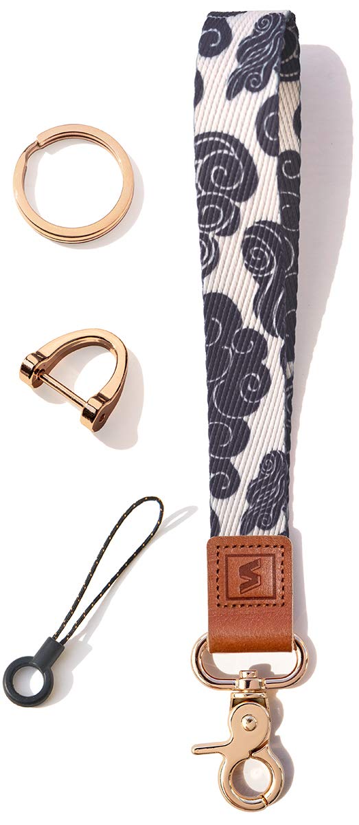 SENLLY Wristlet Lanyard Strap for Keys, Original Pattern Design Wrist Keychain Holder