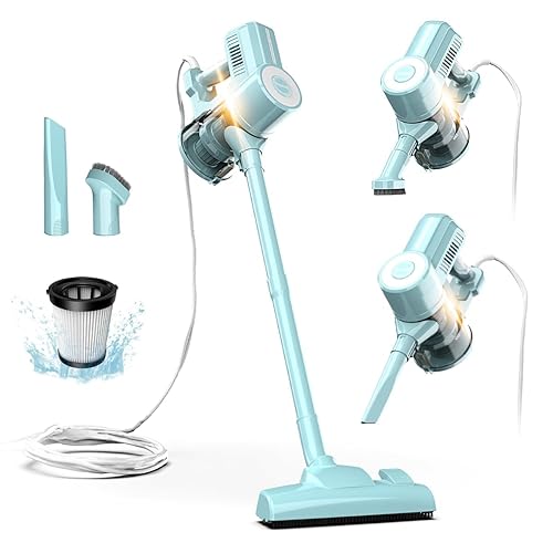 Roomie Tec Corded Stick Vacuum Cleaner - 450W, Lightweight 2