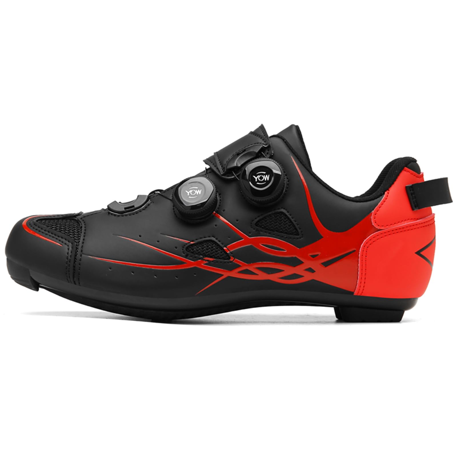 NGARY Chaussures de Cyclisme pour Hommes Femme Chaussures de Vélo de Route de Course pour l'intérieur/Extérieur Compatibles Pelaton Look SPD SPD-SL Delta Cleats