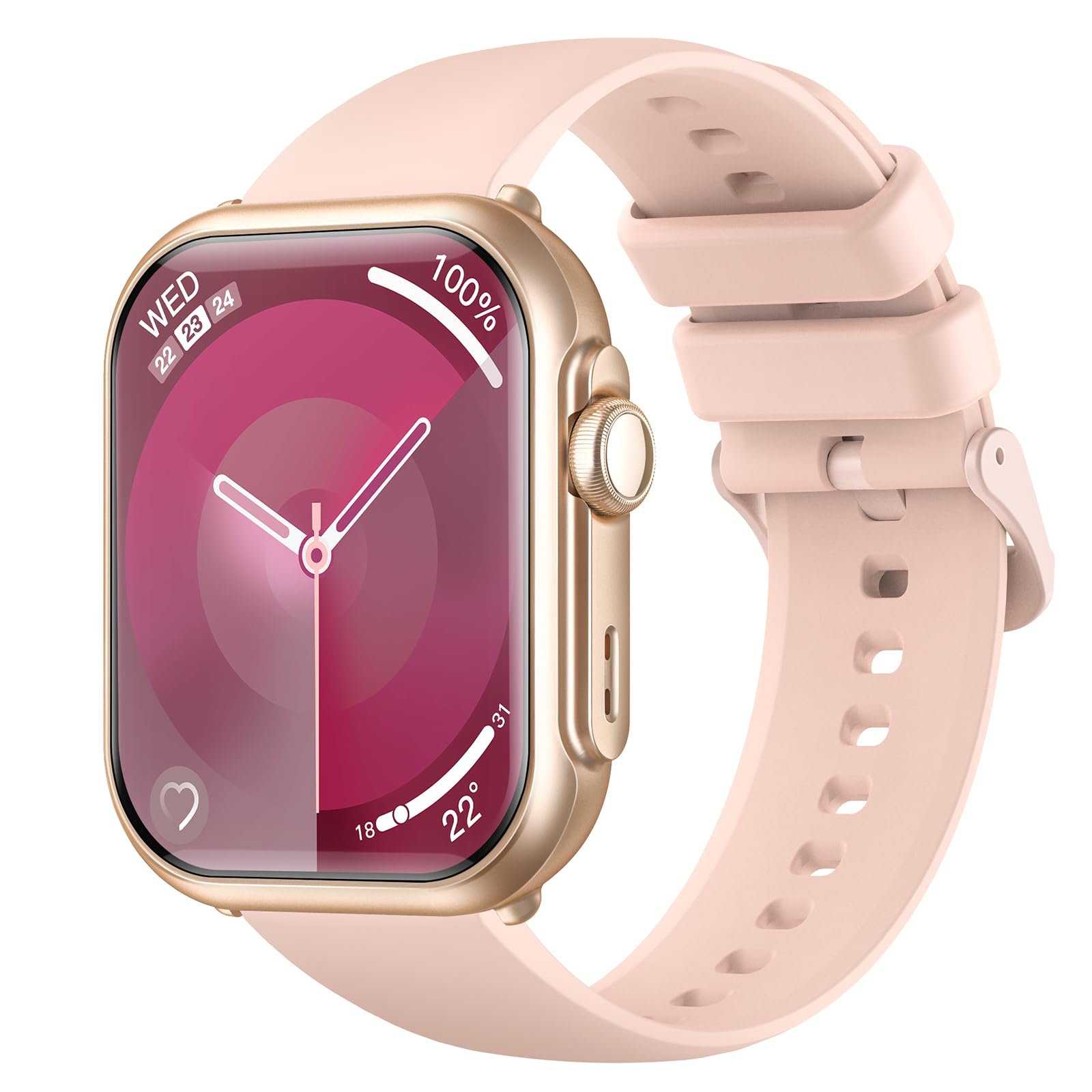 Fitness Smart Watches for Women Men: 1.85" Smart Watch with 30 Days+ Battery Life Make/Recive Call Heart Rate SpO2 Sleep Monitor 120+ Sport IP68 Waterproof Fitness Tracker Watch Reloj Inteligente