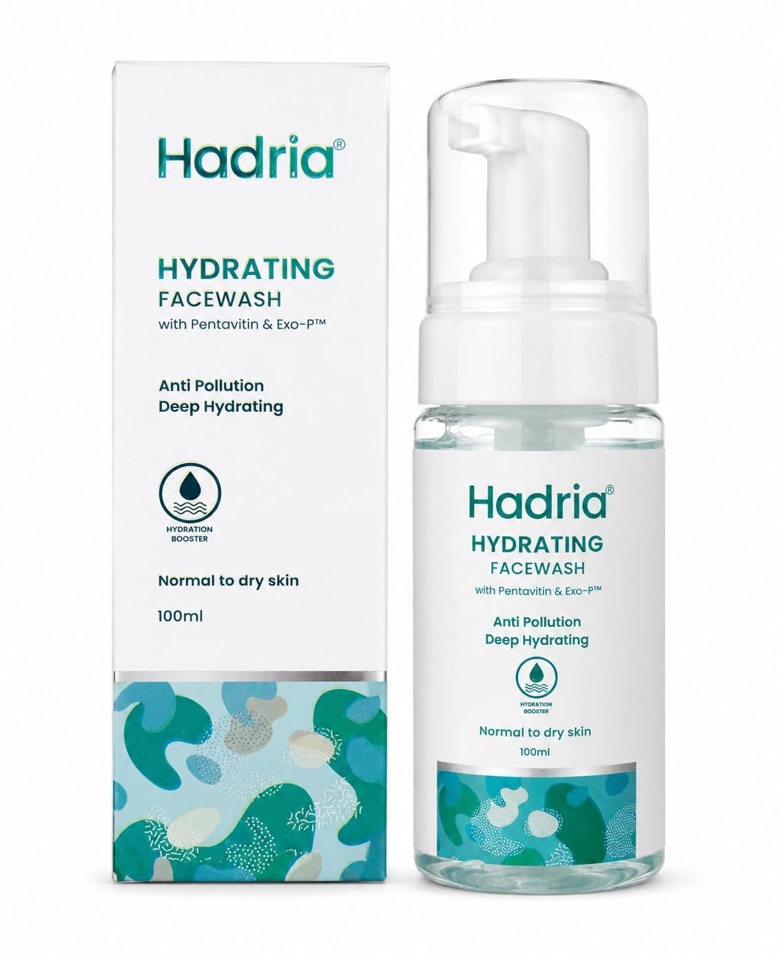 Had-riaa Hydrating Face Wash | Deep Hydration | Anti-Pollution Daily Cleanser for Normal to Dry Skin | Gentle Foaming Face Wash | Soap-Free Formula | 100ml-image-23