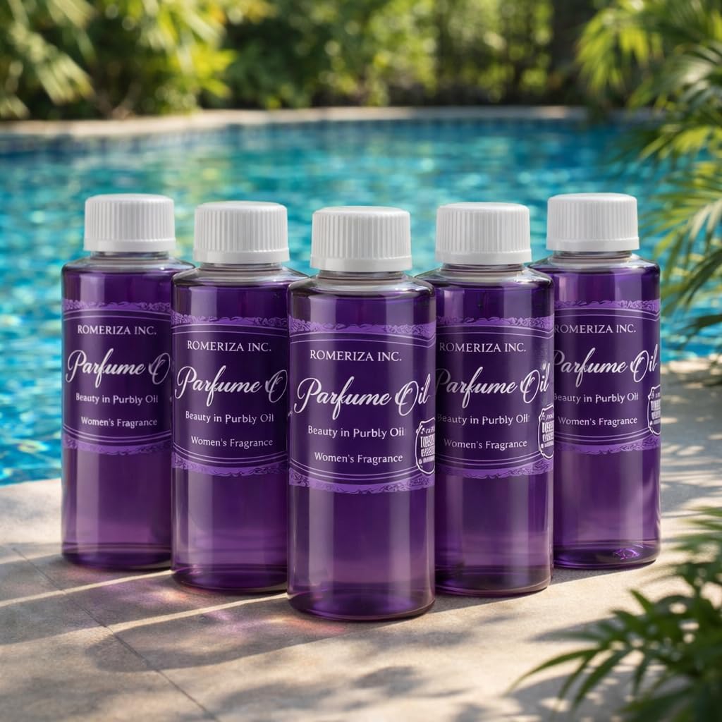 4 Fl Oz Beauty in Purple Perfume Fragrance Body Oil, Essential Oil Fragrance Our Interpretation Lasting Personal Scent, Body Oil For Daily Use & Gifts