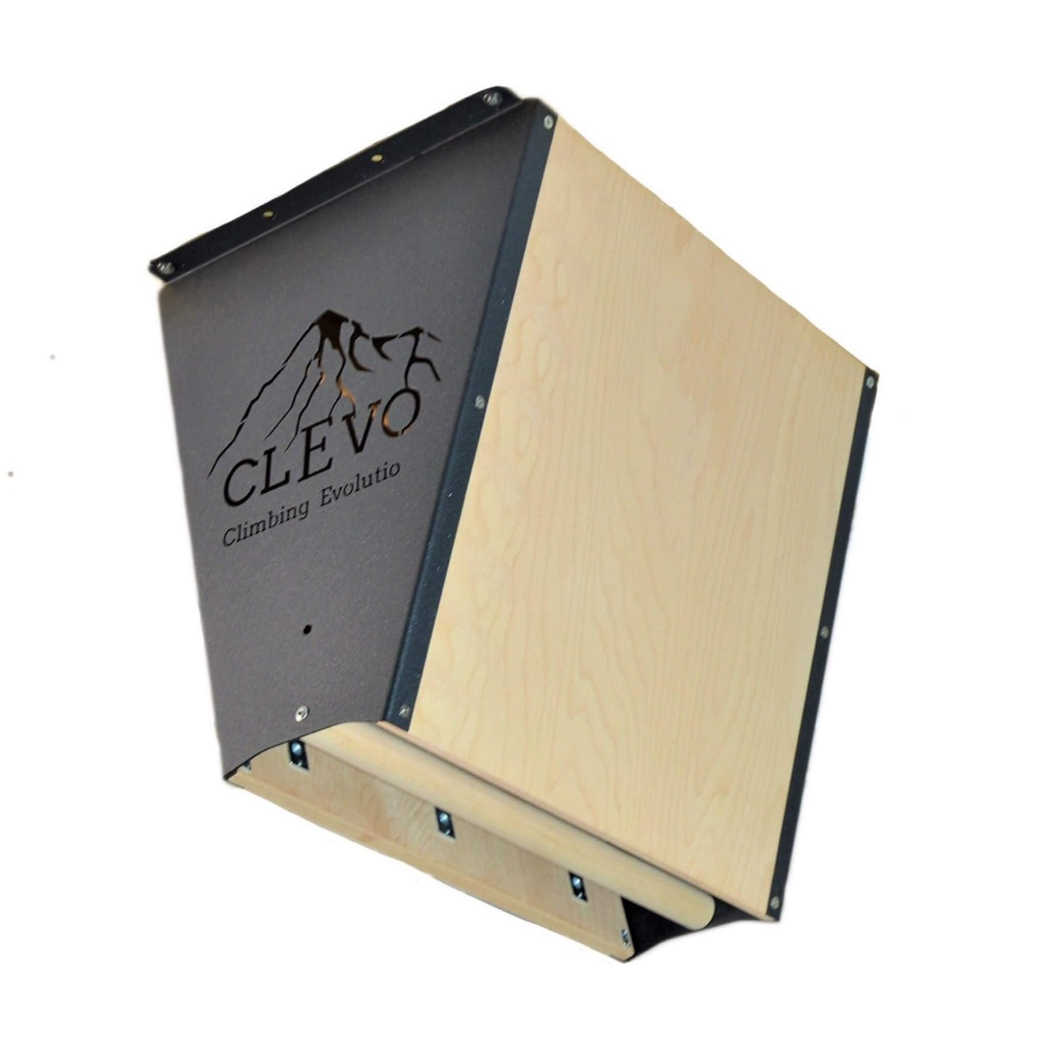 ClevoL all-in-one climbing training device: 15° campus board, versatile grip positions & pull-up bar for ceiling mounting - perfect for at home