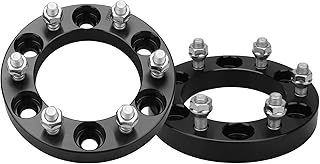 IRONTEK 6X5.5 Wheel Spacers Adapters, Forged 1"(25mm) 6x139.7mm to 6x139.7mm Thread Pitch M12x1.5 Hub Bore 108mm for Toyota Tacoma 4Runner Tundra FJ Land Cruiser, for Chevy Colorado Not Hubcentric