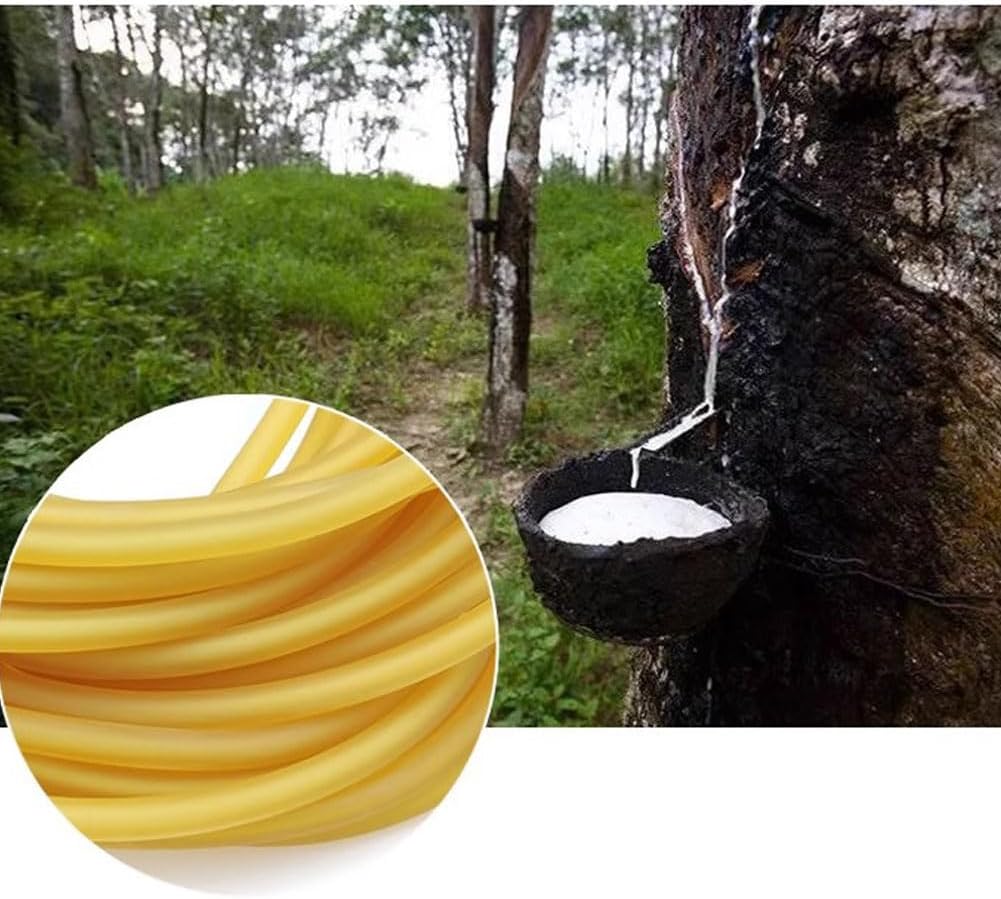 Natural Latex Rubber Tubing 40ft/12m 3060 Rubber Band Slingshot Speargun Catapult