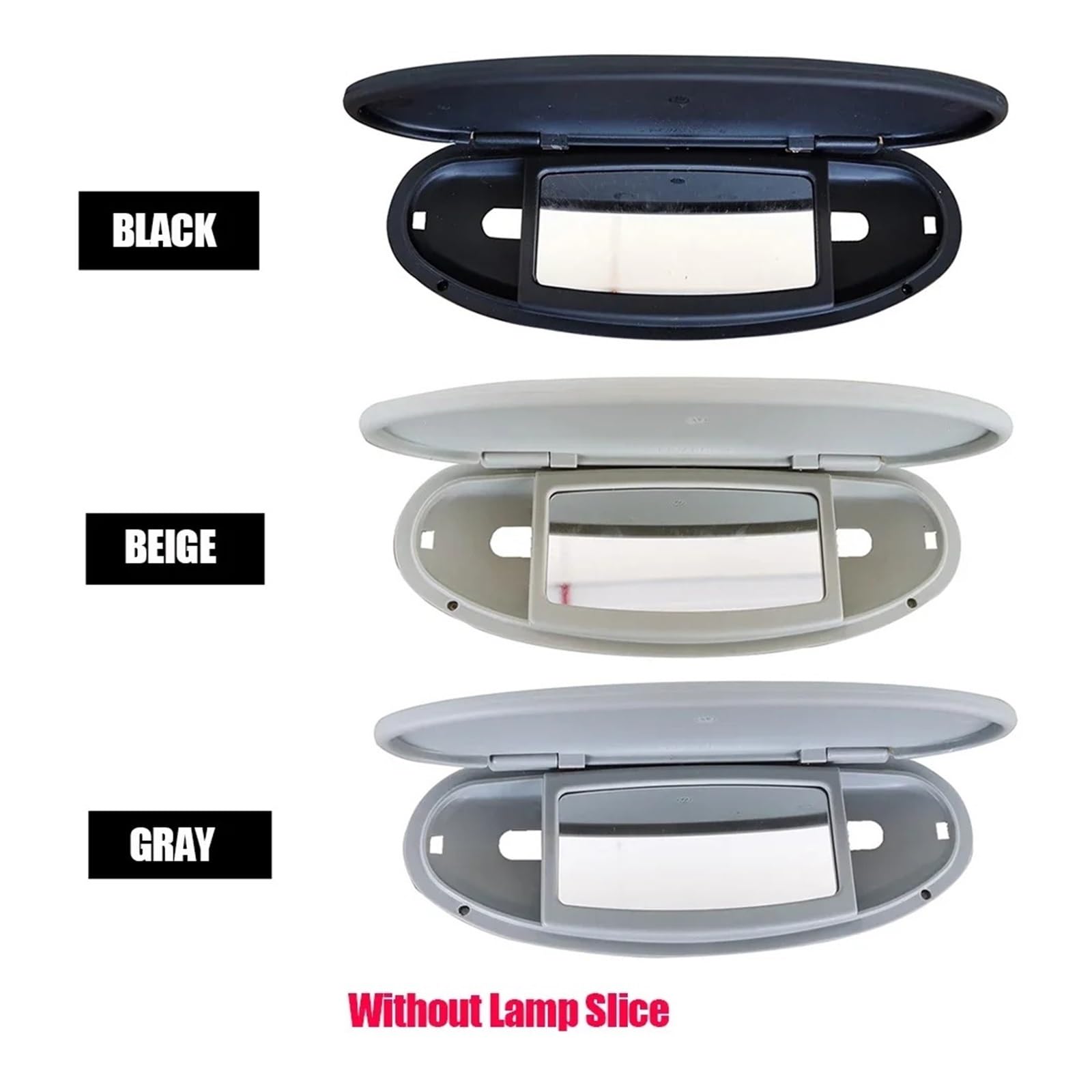 XEBRAD Sonnenblenden-Spiegelabdeckung Für Mini Cooper - Beige Innenzubehör