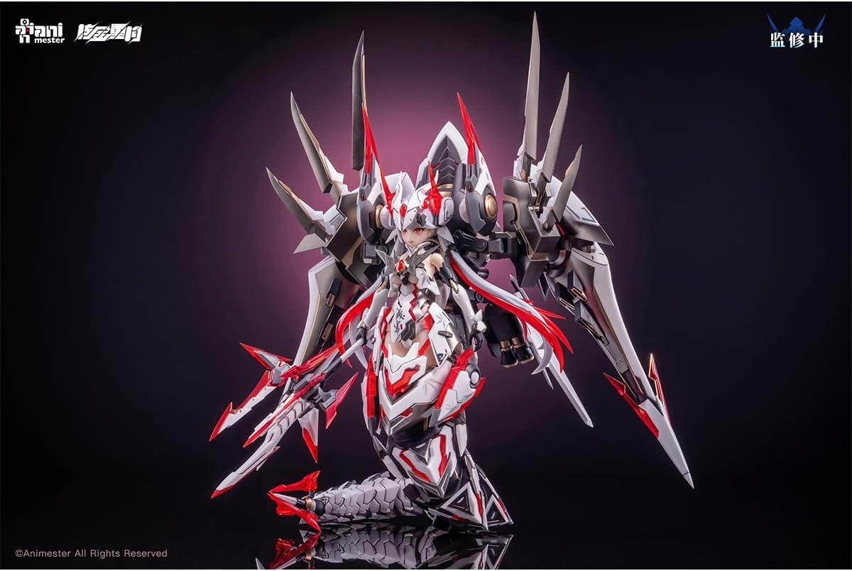 Amazon | LEBOO 核金重構「紫微星·白」 白蛇機娘 1/12 塗装済み