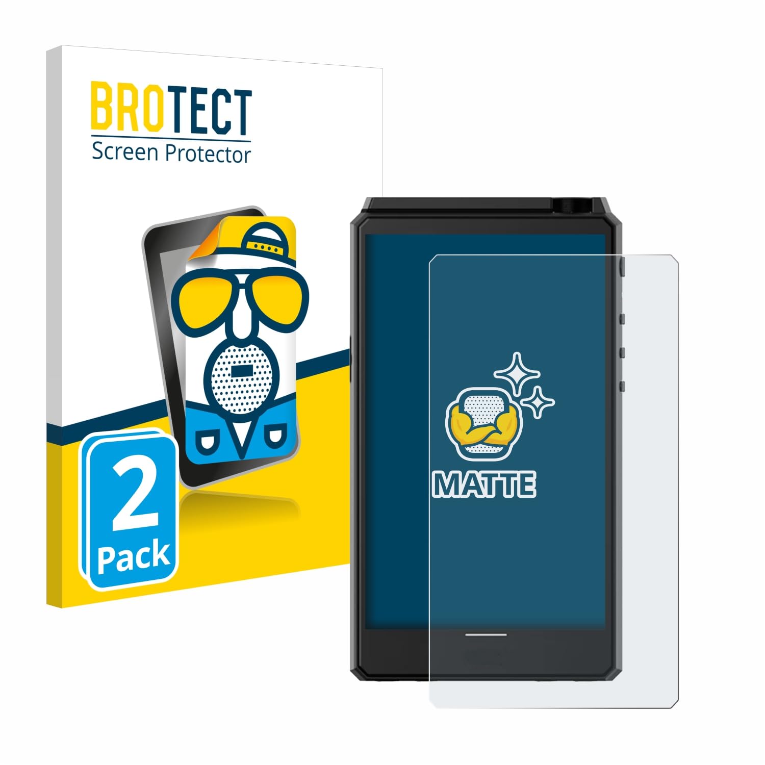 brotect 2-Pack Screen Protector Anti-Glare for Hiby R6 III Screen Protector Matte, Anti-Fingerprint Protection Film