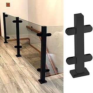 Postes de balaustrada de 100 piezas para 125 cm de altura, color negro