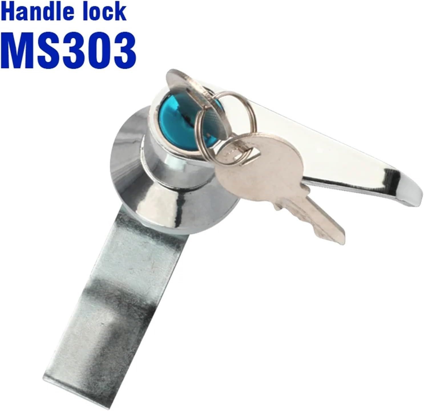 MS303 Electric Box Cabinet Door Lock Handle Lock Handle Lock Power Distribution Cabinet Long Handle Lock 1Pcs