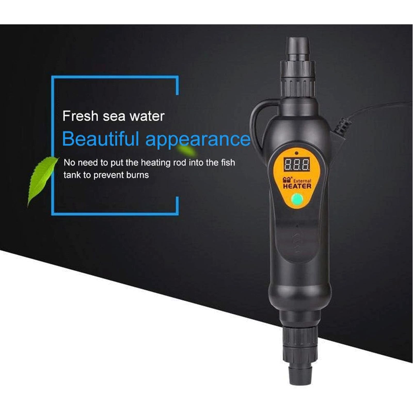 300W/500W Fuori Cilindro Riscaldatore Termostato Digitale Display Acquario Riscaldamento Rod,300W (500W)