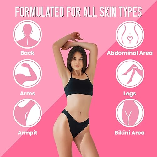 Miniatura 4 de Cuentas de cera dura hipoalergénicas rosadas  Cera sin dolor para depilación  No necesita tiras  bajo punto de fusión  Consistencia similar al gel