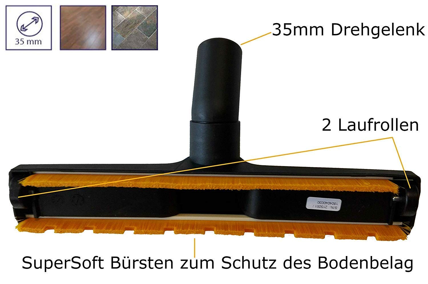 Umschaltdüse Für Teppich & Parkett – Passt Für Hoover Telios Staubsauger