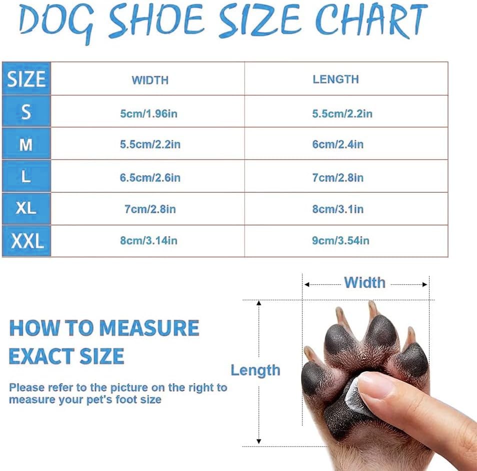 Wasserdichte, reflektierende Hundeschuhe für kleine und mittelgroße Hunde, Herbst/Winter, Schuhgröße XL, Blau
