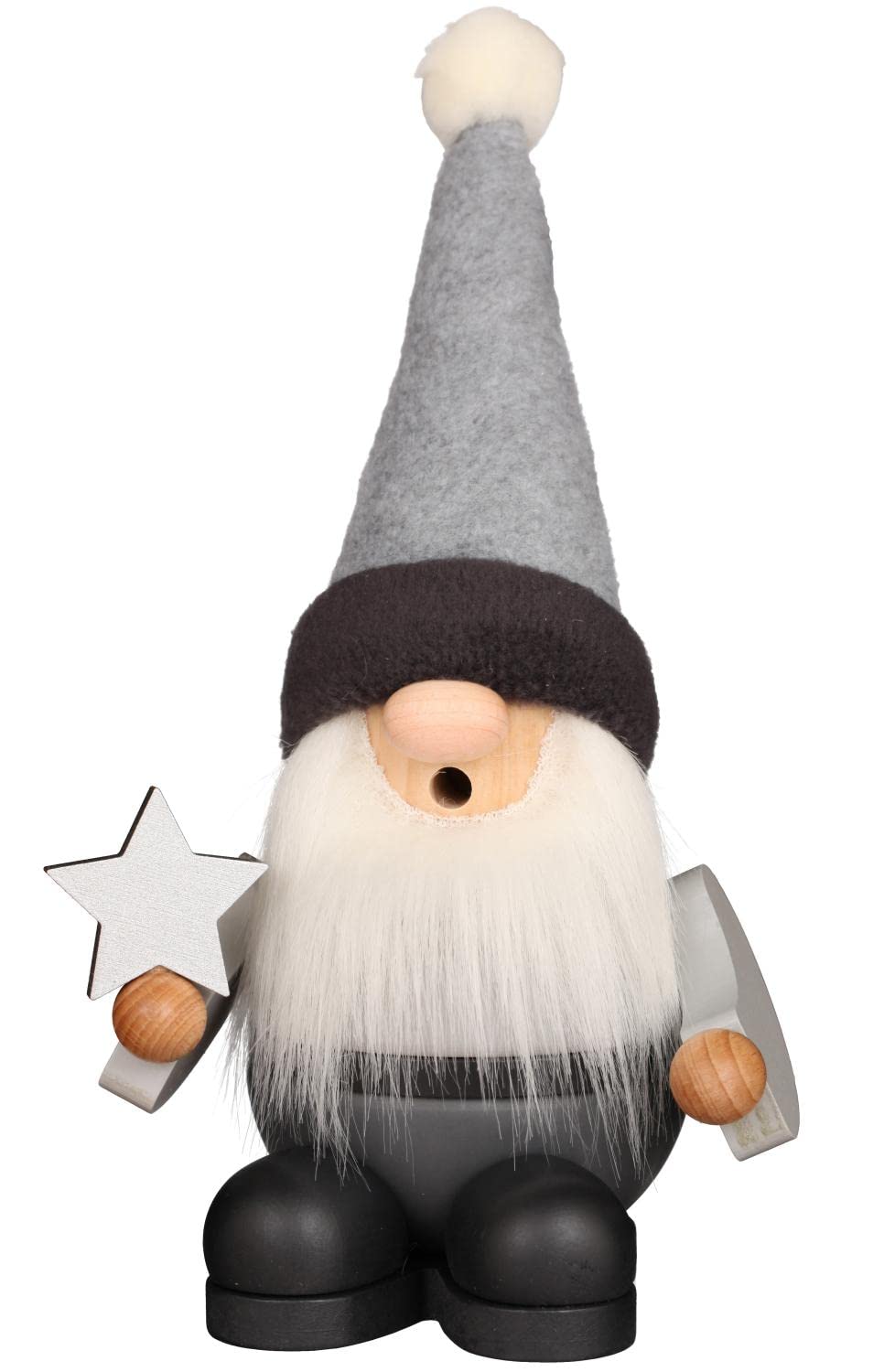 Christian Ulbricht Fumoir figurine cadeau Boule Nain Gris 25cm