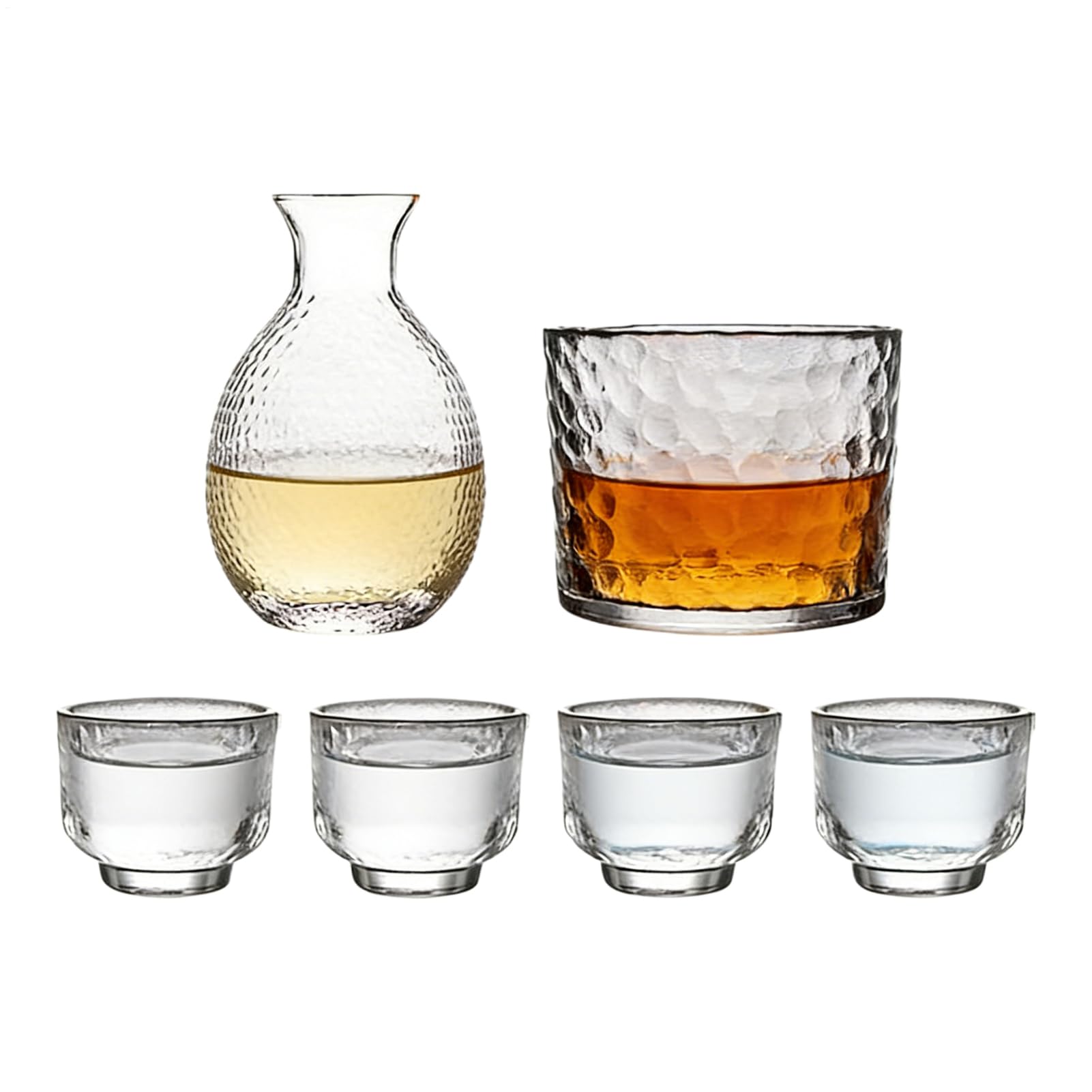 Ensemble De Tasses À Saké Verres À Boire En Verre Du Japon