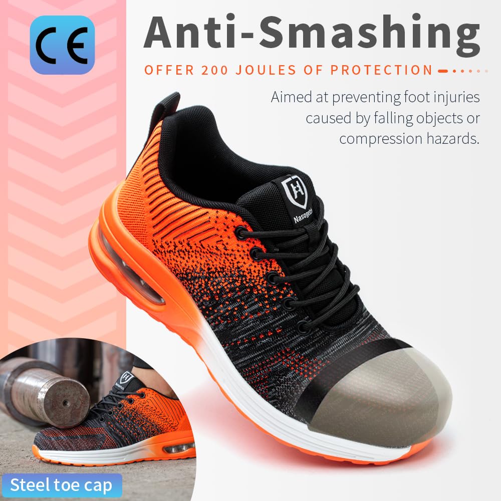 Scarpe Antinfortunistiche Uomo Donna Scarpe da Lavoroleggere Alte Comode Scarpe Sicurezza