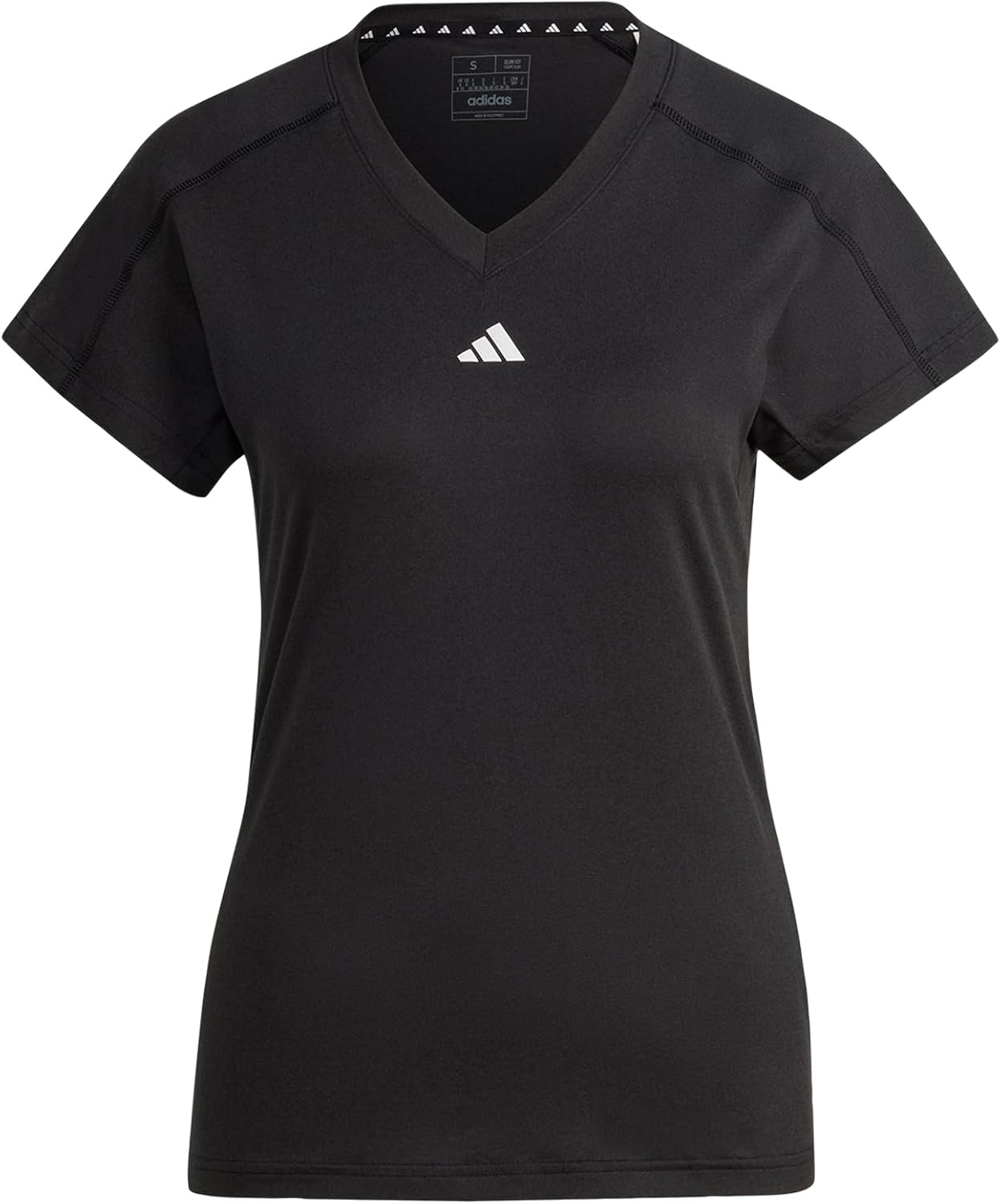 adidas Aeroready Train Essentials V-Neck Short Sleeve T-Shirt Women's T-Shirt (Pack of 1)