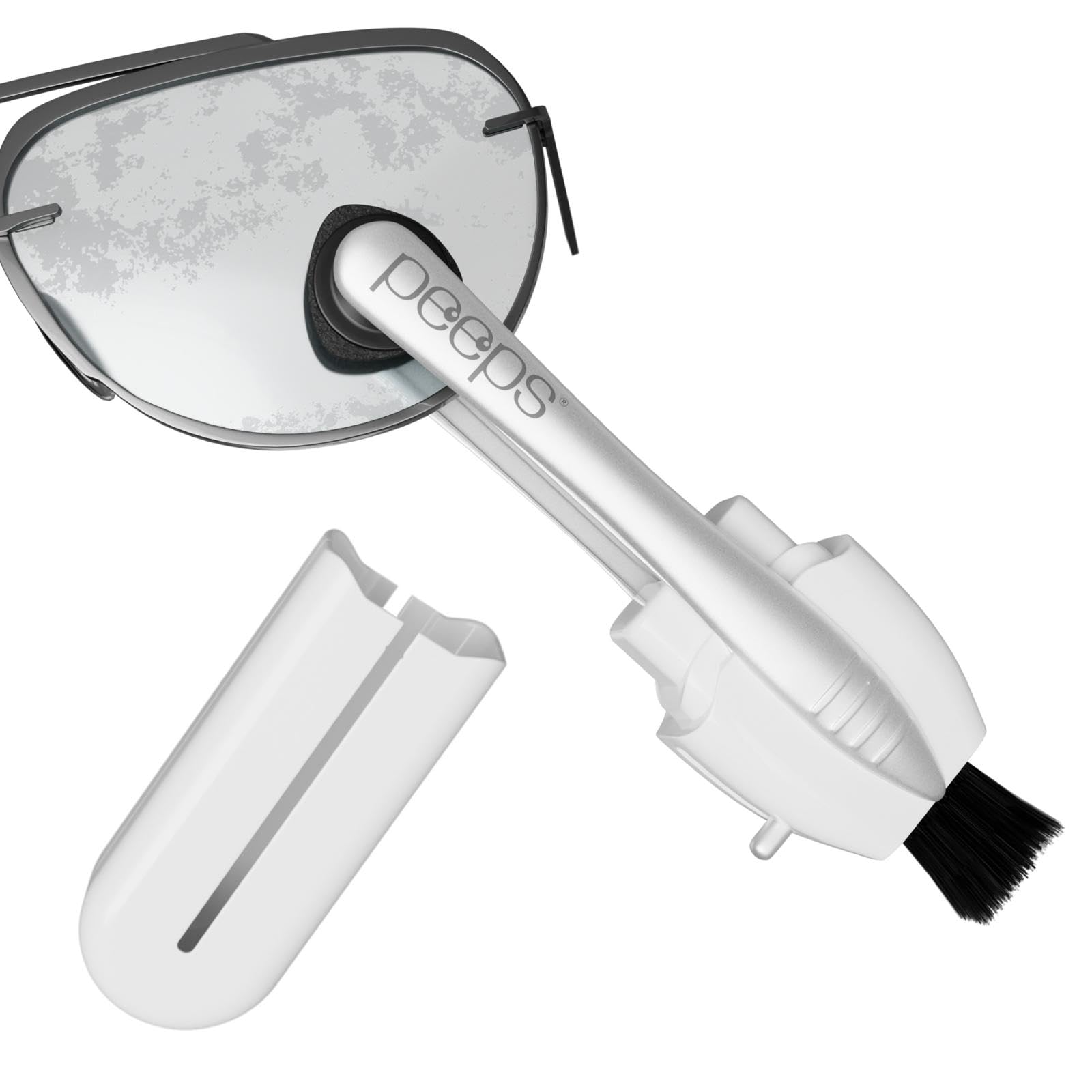 Peeps Lens Cleaner, Glasses Cleaning Tool, Injected White, 1 Count