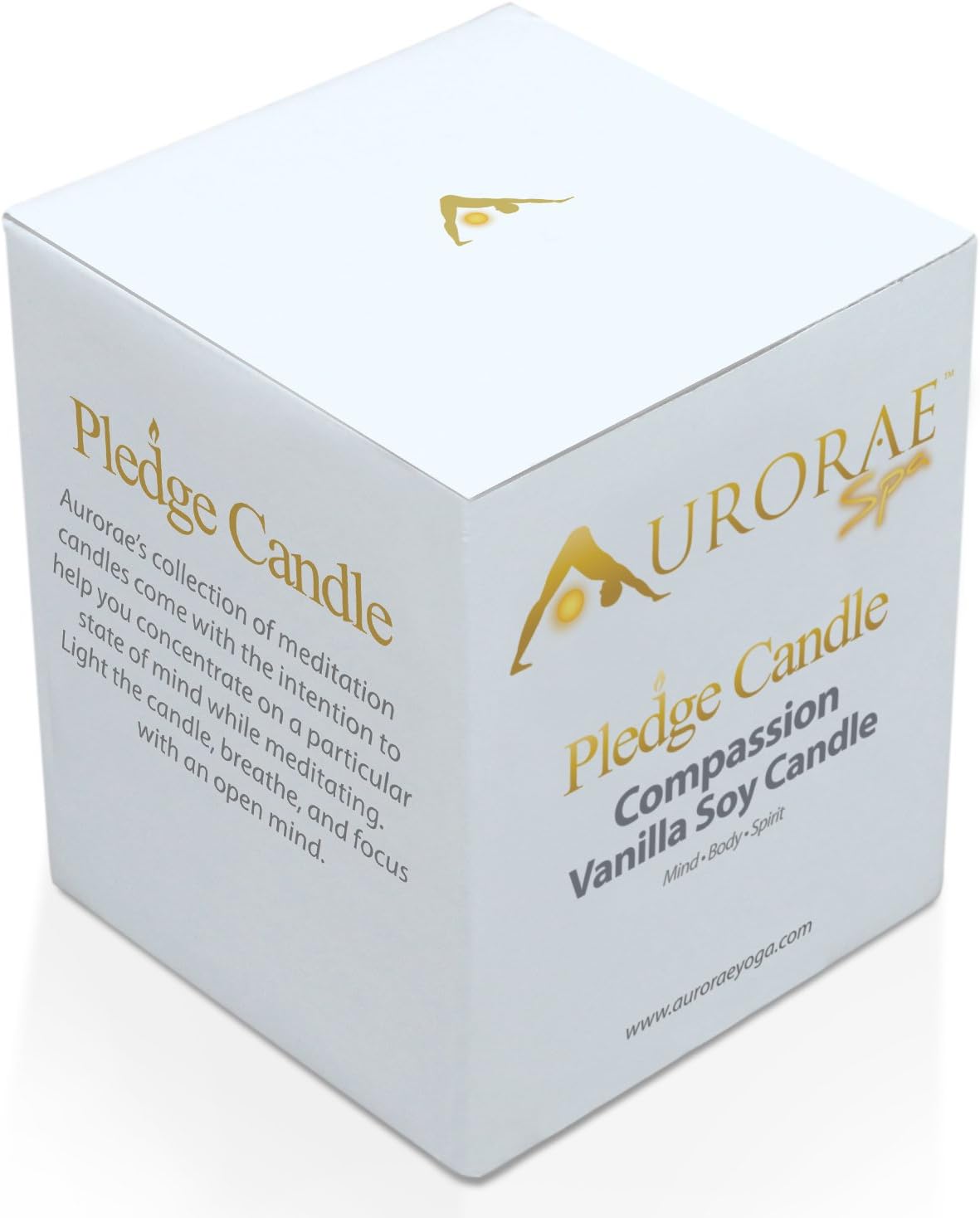 Aurorae 6.8 oz Vanilla Scented Soy Aromatherapy Candle