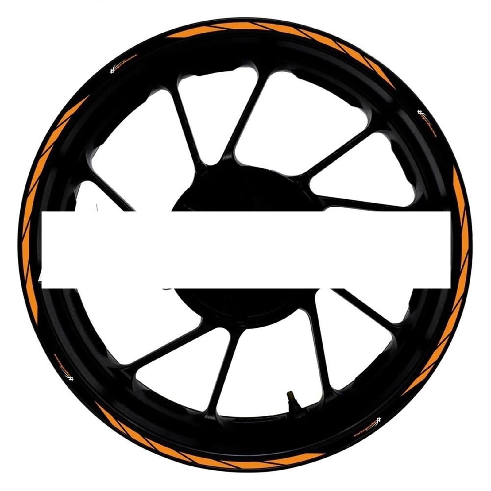 Motorcycle Accessories Wheel Stickers Reflective Rim Motorbike Waterproof Decals for Suzuki for Hayabusa 1300(Color3)