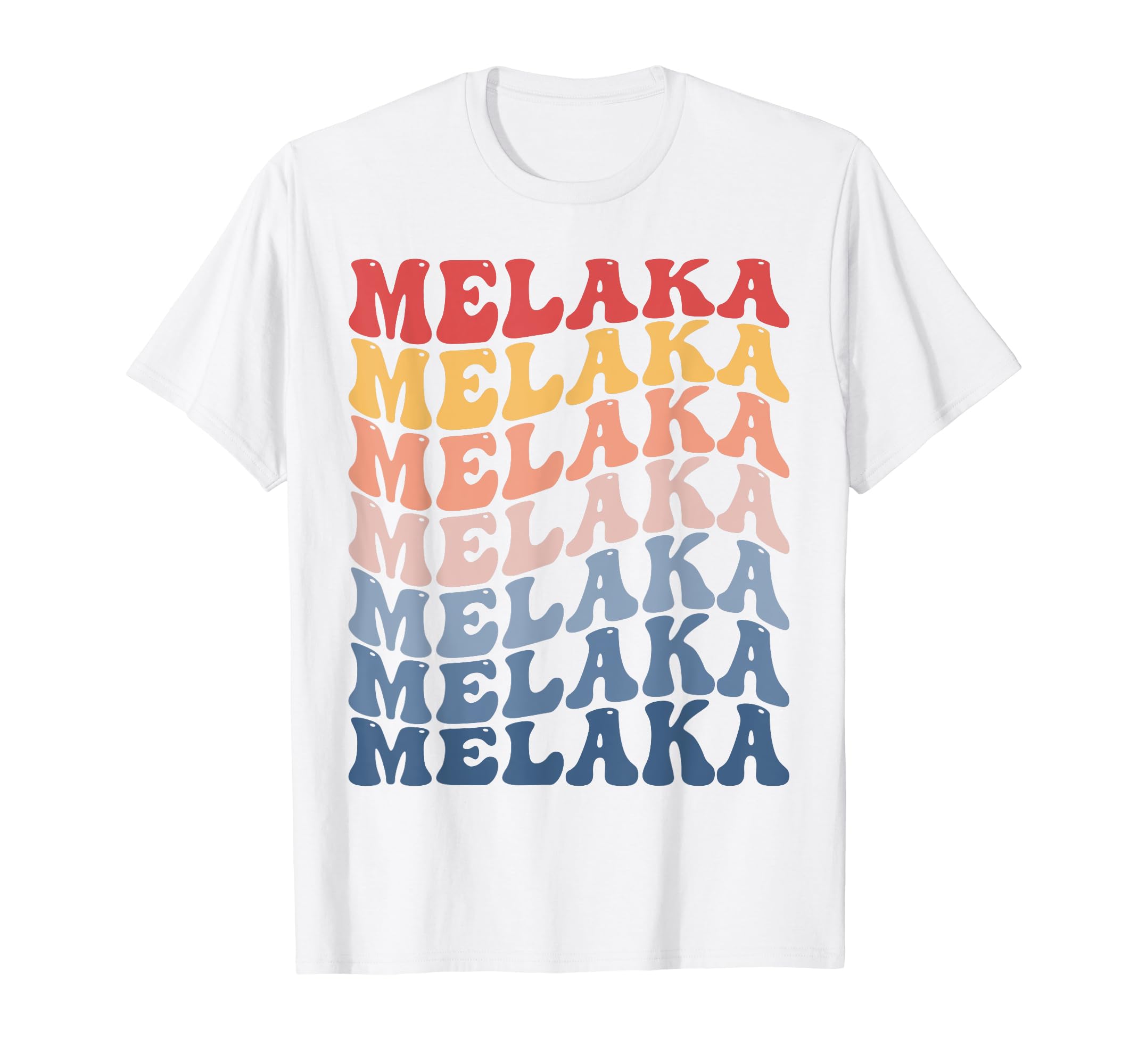 Melaka City Groovy Retro T-Shirt