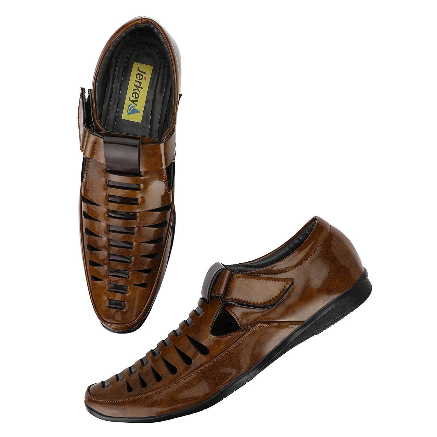 JERKEY Men's Tan Fashion Sandal