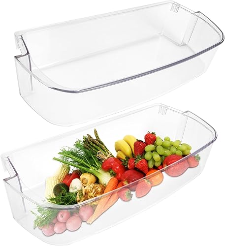 Keycci W10710203 - Contenedor para puerta de refrigerador compatible con Whirlpool Kenmore Maytag, estantes de repuesto para refrigerador, cajón