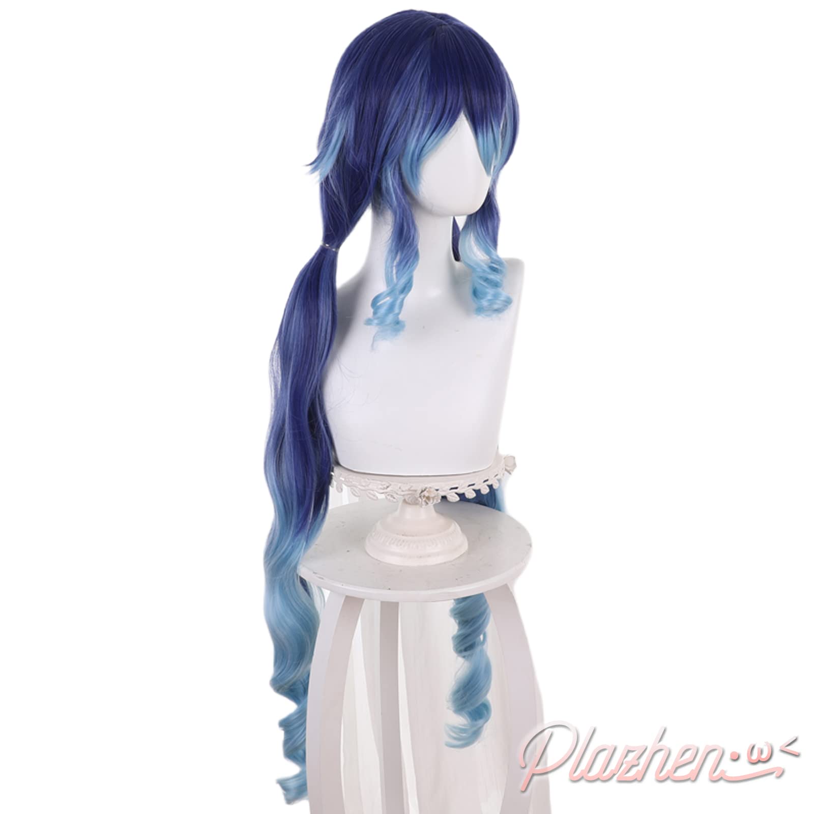 Amazon.co.jp: Plazhen 原神 レイラ コスプレ ウィッグ 髪飾り Layla 