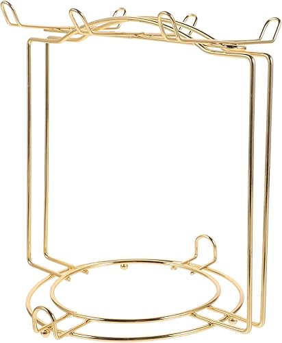 Soporte para tazas de café de hierro: escurridor de tazas, estante de secado para tazas, organizador de platos para mostrador, gabinete, mesa,