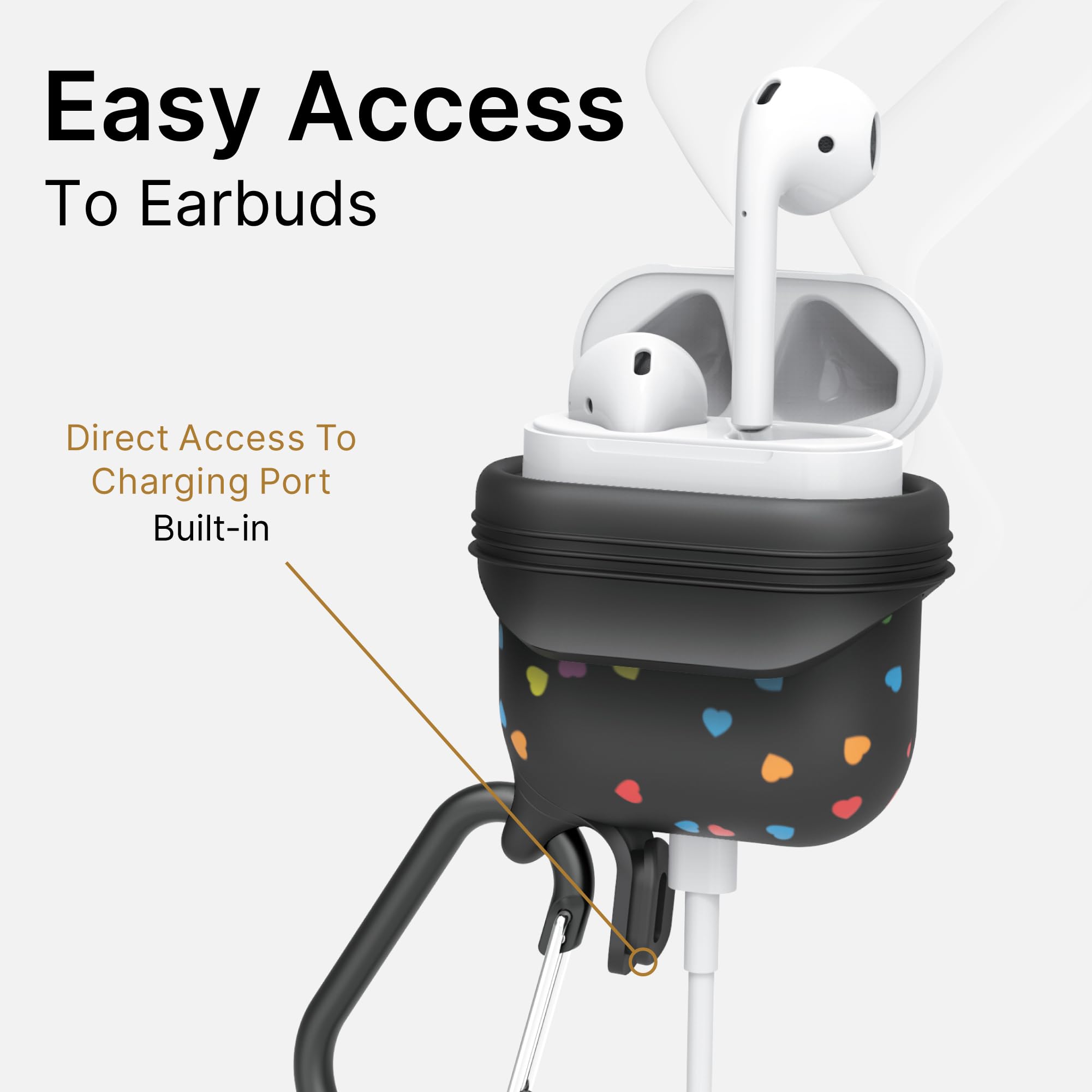 Catalyst® Custodia impermeabile e a prova di caduta per AirPods (edizione speciale) - rubacuori