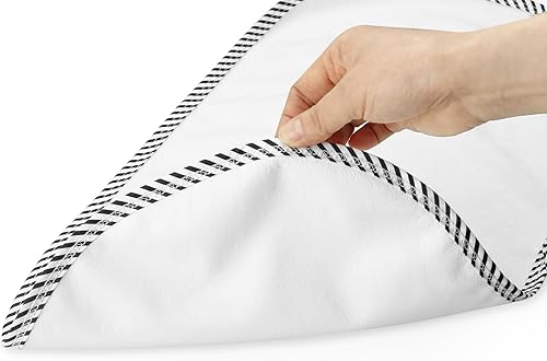 Miniatura 5 de PandaEar Paquete de 4 forros impermeables para cambiador, almohadillas para cambiador de pañales para bebé, funda suave para cambiador de 23.6 x